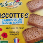 Biscottes aux graines de lin sans sel 