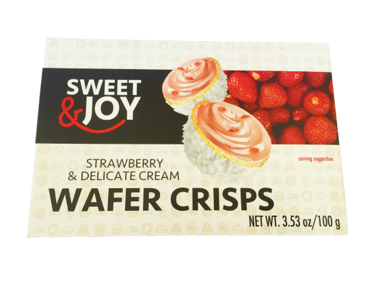 Gaufrette Crème à la Fraise et Noix de Coco Sweet&Joy