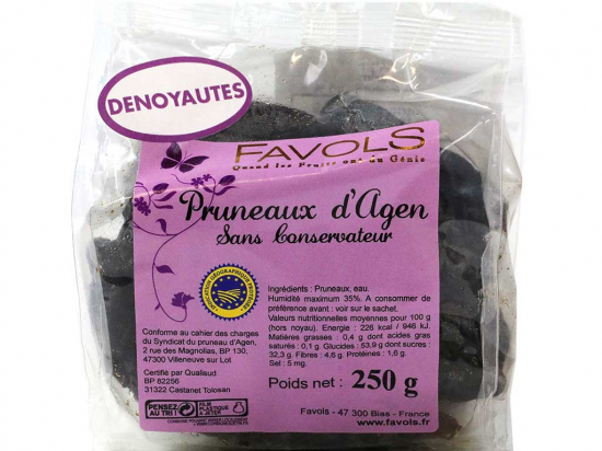 Pruneaux d'Agen dénoyautés