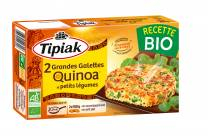 Galettes quinoa et légumes BIO