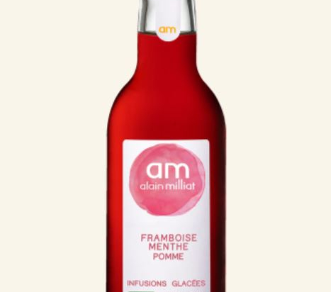 Infusion glacé framboise/menthe Alain Milliat