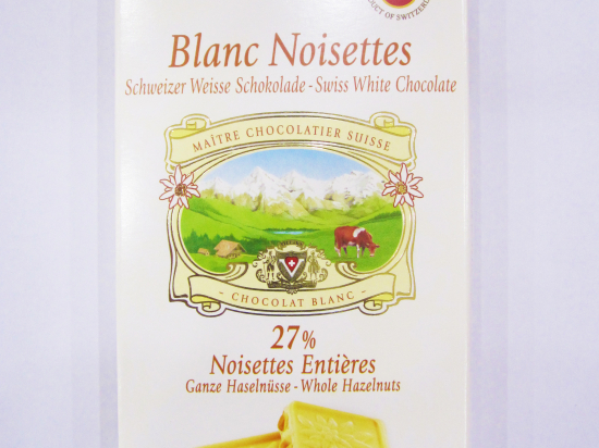 Chocolat Blanc Noisettes 
