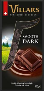 Chocolat Noir au Coeur doux Noir