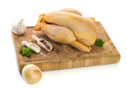 Poulet fermier jaune