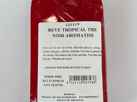 Rêve Tropical - Thé noir aromatisé BIO 
