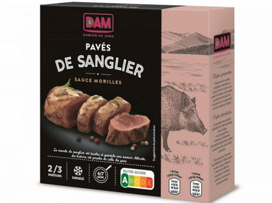 Pavé de sanglier sauce aux Morilles