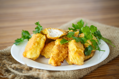 Goujons de poulet panés