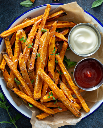  Frites de patate douce 