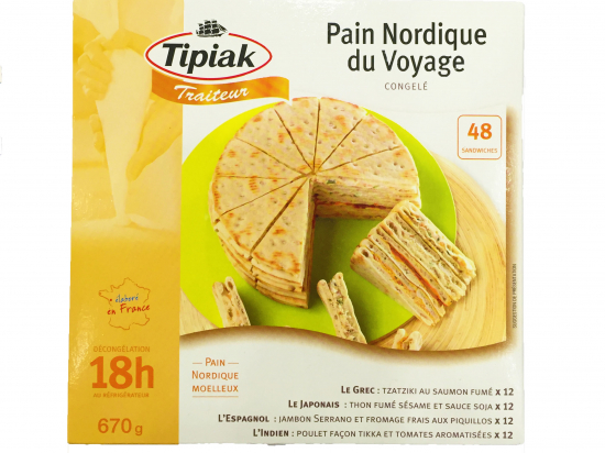 Pain Surprise le Nordique du Voyage Tipiak Traiteur  