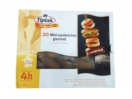Mini Sandwiches Gourmet Tipiak Traiteur 