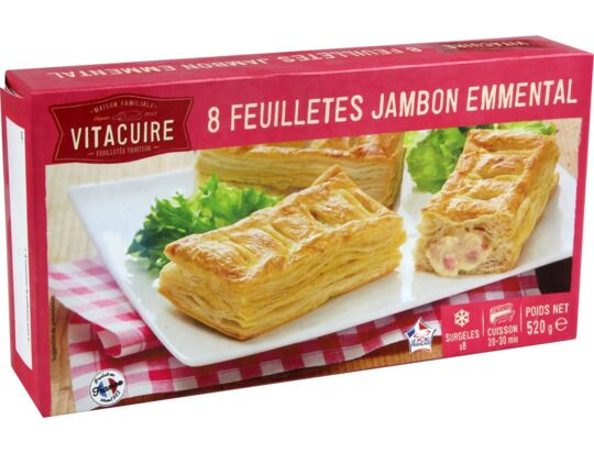 Feuilleté jambon/emmental