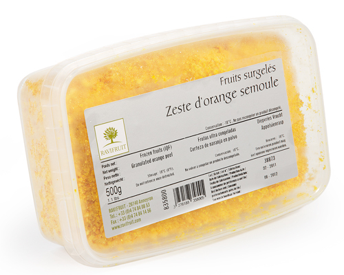 Zeste d'orange semoule 