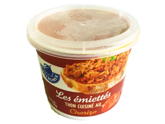 Les Émiettés de Thon Cuisiné au Chorizo - 150g