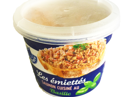 Les Émiettés Saumon Cuisiné au Basilic - 150g
