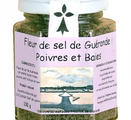 Fleur De Sel de Guerande Poivre et Baie