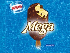 Glace Nestle Méga Amande 